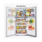 LG - 20.2 Cu. Ft. Top-Freezer Refrigerator - Stainless Steel - Image 4
