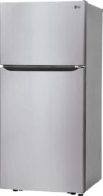 LG - 20.2 Cu. Ft. Top-Freezer Refrigerator - Stainless Steel - Image 5