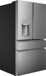 Café 27.8 Cu. Ft. 4-Door French Door Smart Refrigerator Convertible Drawer Soft Freeze Platinum from Kings Outlet