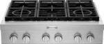 KitchenAid Commercial-Style 36" Built-In Gas Cooktop Stainless Steel from Kings Outlet