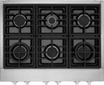 KitchenAid Commercial-Style 36" Built-In Gas Cooktop Stainless Steel from Kings Outlet