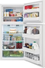 Frigidaire - 13.9 Cu. Ft. Top-Freezer Refrigerator - White - Image 6