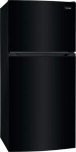 Frigidaire - 13.9 Cu. Ft. Top-Freezer Refrigerator - Black - Image 2