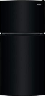 Frigidaire - 13.9 Cu. Ft. Top-Freezer Refrigerator - Black