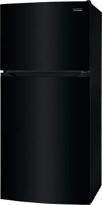Frigidaire - 13.9 Cu. Ft. Top-Freezer Refrigerator - Black - Image 3