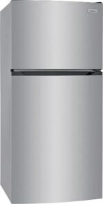 Frigidaire - 13.9 Cu. Ft. Top-Freezer Refrigerator - Fingerprint-Resistant Stainless Steel Look - Image 3