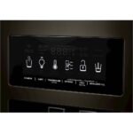 KitchenAid 22.6 Cu. Ft. Side-by-Side Counter-Depth Refrigerator Black Stainless Steel from Kings Outlet