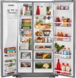 KitchenAid - 24.8 Cu. Ft. Side-by-Side Refrigerator - Stainless Steel - Image 7