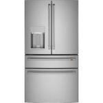 Café - 27.6 Cu. Ft. 4-Door French Door Smart Refrigerator, Customizable - Brushed Stainless Steel