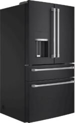 Café - 27.6 Cu. Ft. 4-Door French Door Smart Refrigerator with Convertible Temperature Drawer - Matte Black - Image 2
