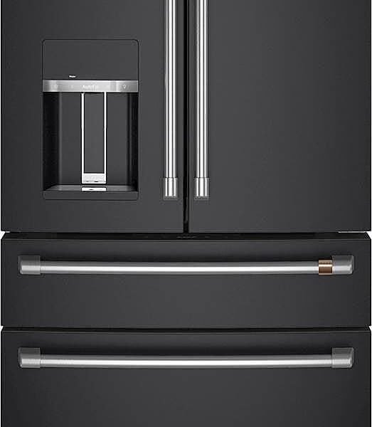 Café 27.6 Cu. Ft. 4-Door French Door Smart Refrigerator Convertible Temperature Drawer Matte Black from Kings Outlet
