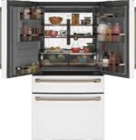 Café 27.6 Cu. Ft. 4-Door French Door Smart Refrigerator Customizable Matte White from Kings Outlet
