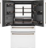 Café 27.6 Cu. Ft. 4-Door French Door Smart Refrigerator Customizable Matte White from Kings Outlet