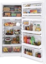 Hotpoint - 17.5 Cu. Ft. Top-Freezer Refrigerator with LED Interior Lighting - White - Image 3