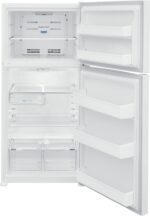 Frigidaire - 18.3 Cu. Ft. Garage Ready Top-Freezer Refrigerator - White - Image 5