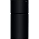 Frigidaire - 18.3 Cu. Ft. Garage Ready Top-Freezer Refrigerator - Black
