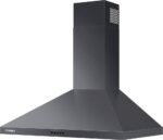 Samsung - 30 inches - Externally Vented & Recirculating - Wall Range Hood - Black Stainless Steel - Image 3