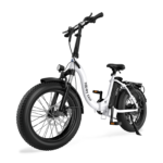 HiBoy - EX6F Foldable Electric Bike w/ 75 mi Max Operating Range & 25 mph Max Speed - 67.7*24.2*50.8 - White - Image 2