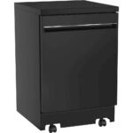 GE - 24" Portable Dishwasher - Black - Image 2