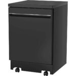 GE - 24" Portable Dishwasher - Black - Image 3