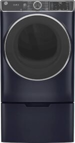 GE 16" Laundry Pedestal Storage Drawer Select Washers Dryers Sapphire Blue from Kings Outlet