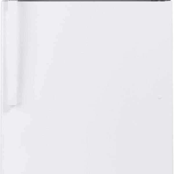 GE 17.5 Cu. Ft. Top-Freezer Refrigerator Edge-to-Edge Glass Shelves White from Kings Outlet