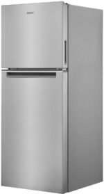 Whirlpool - 11.6 Cu. Ft. Top-Freezer Counter-Depth Refrigerator with Electronic Temperature Controls - Stainless Steel - Image 4