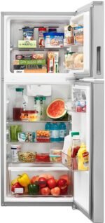 Whirlpool - 11.6 Cu. Ft. Top-Freezer Counter-Depth Refrigerator with Electronic Temperature Controls - Stainless Steel - Image 3