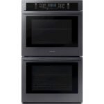 Samsung - 30" Built-In Double Wall Oven with WiFi - Black Stainless Steel