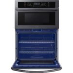 Samsung - 30" Microwave Combination Wall Oven with WiFi - Black Stainless Steel - Image 2