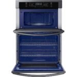 Samsung - 30" Microwave Combination Wall Oven with WiFi - Black Stainless Steel - Image 5