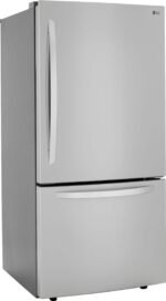 LG 25.5 Cu. Ft. Bottom-Freezer Refrigerator Ice Maker Stainless Steel from Kings Outlet