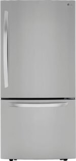 LG 25.5 Cu. Ft. Bottom-Freezer Refrigerator Ice Maker Stainless Steel from Kings Outlet