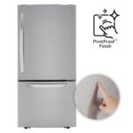 LG 25.5 Cu. Ft. Bottom-Freezer Refrigerator Ice Maker Stainless Steel from Kings Outlet