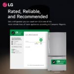 LG 25.5 Cu. Ft. Bottom-Freezer Refrigerator Ice Maker Stainless Steel from Kings Outlet