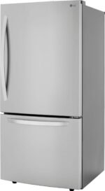 LG 25.5 Cu. Ft. Bottom-Freezer Refrigerator Ice Maker Stainless Steel from Kings Outlet