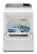Maytag - 7.4 Cu. Ft. Smart Electric Dryer with Extra Power Button - White - Image 3