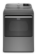 Maytag - 7.4 Cu. Ft. Smart Gas Dryer with Extra Power Button - Metallic Slate