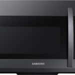 Samsung - 1.7 Cu. Ft. Over-the-Range Microwave - Black Stainless Steel