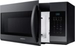 Samsung - 1.7 Cu. Ft. Over-the-Range Microwave - Black Stainless Steel - Image 5