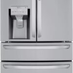 LG 22.5 Cu. Ft. 4-Door French Door-in-Door Counter-Depth Smart Refrigerator Craft Ice Stainless Steel from Kings Outlet