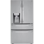 LG 29.5 Cu. Ft. 4-Door French Door-in-Door Smart Refrigerator Craft Ice Stainless Steel from Kings Outlet