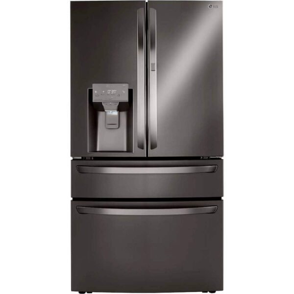 LG 29.5 Cu. Ft. 4-Door French Door-in-Door Smart Refrigerator Craft Ice Black Stainless Steel from Kings Outlet