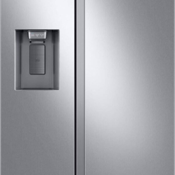 Samsung 27.4 cu. ft. Side-by-Side Refrigerator Large Capacity Stainless Steel from Kings Outlet