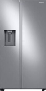 Samsung 22 cu. ft. Side-by-Side Counter Depth Smart Refrigerator All-Around Cooling Stainless Steel from Kings Outlet