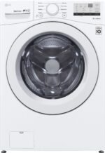 LG - 4.5 Cu. Ft. High Efficiency Stackable Front Load Washer with 6Motion Technology - White
