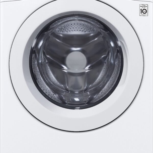 LG 4.5 Cu. Ft. High Efficiency Stackable Front Load Washer 6Motion Technology White from Kings Outlet