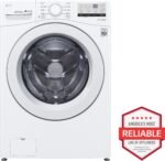 LG - 4.5 Cu. Ft. High Efficiency Stackable Front Load Washer with 6Motion Technology - White - Image 4