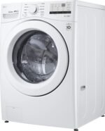 LG - 4.5 Cu. Ft. High Efficiency Stackable Front Load Washer with 6Motion Technology - White - Image 5