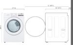 LG 7.4 Cu. Ft. Stackable Electric Dryer FlowSense White from Kings Outlet